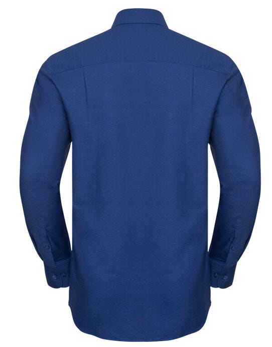Russell Athletic Collection 932M Russell Collection Men LS Classic Oxford - Bright Royal