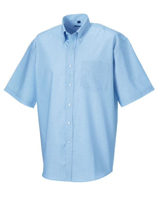 Russell Athletic Collection 933M Russell Collection Men SS Classic Oxford - Oxford Blue