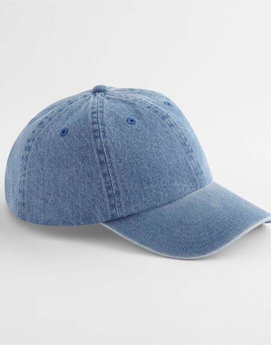 Beechfield B105 Denim Cap - Mid Blue