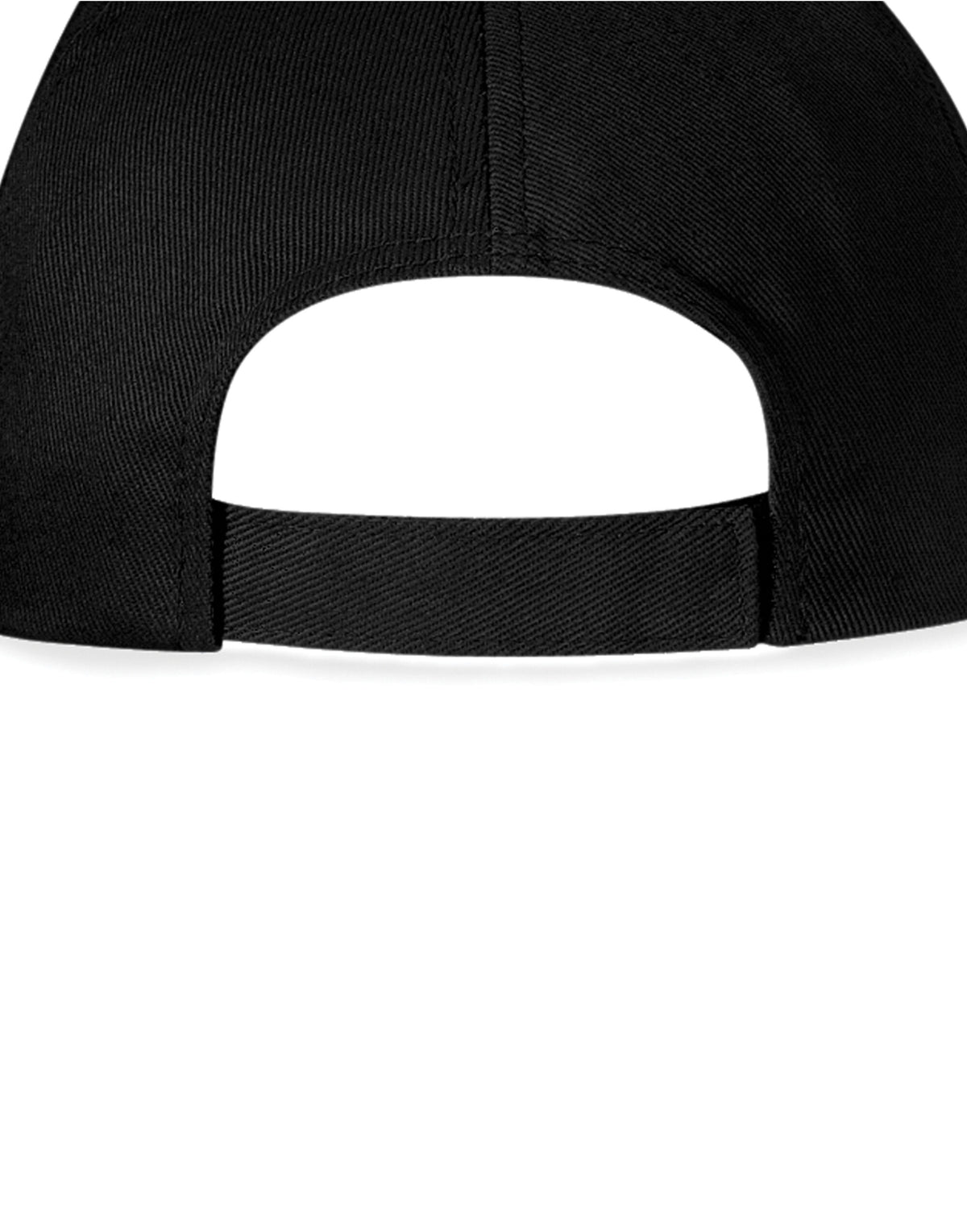 Beechfield B15C Ultimate Sandwich Peak Cap - Black/Light Grey