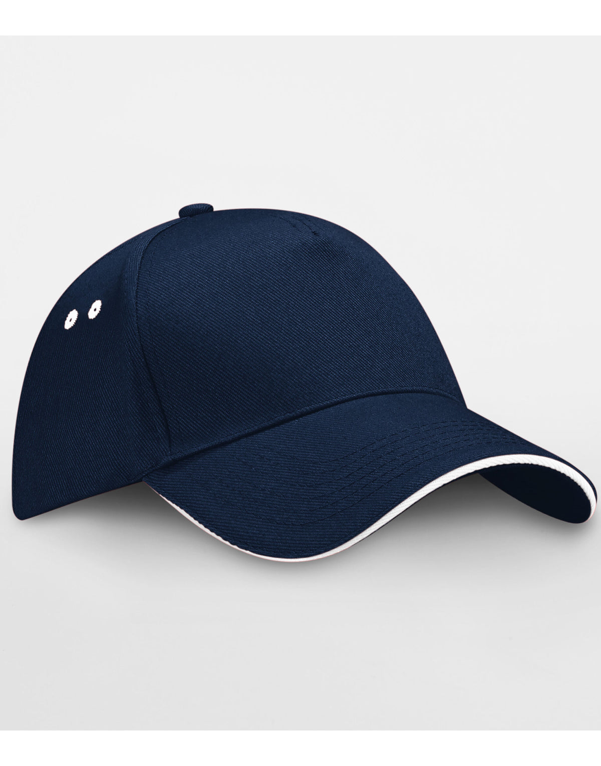 Beechfield B15C Ultimate Sandwich Peak Cap - French Navy/White