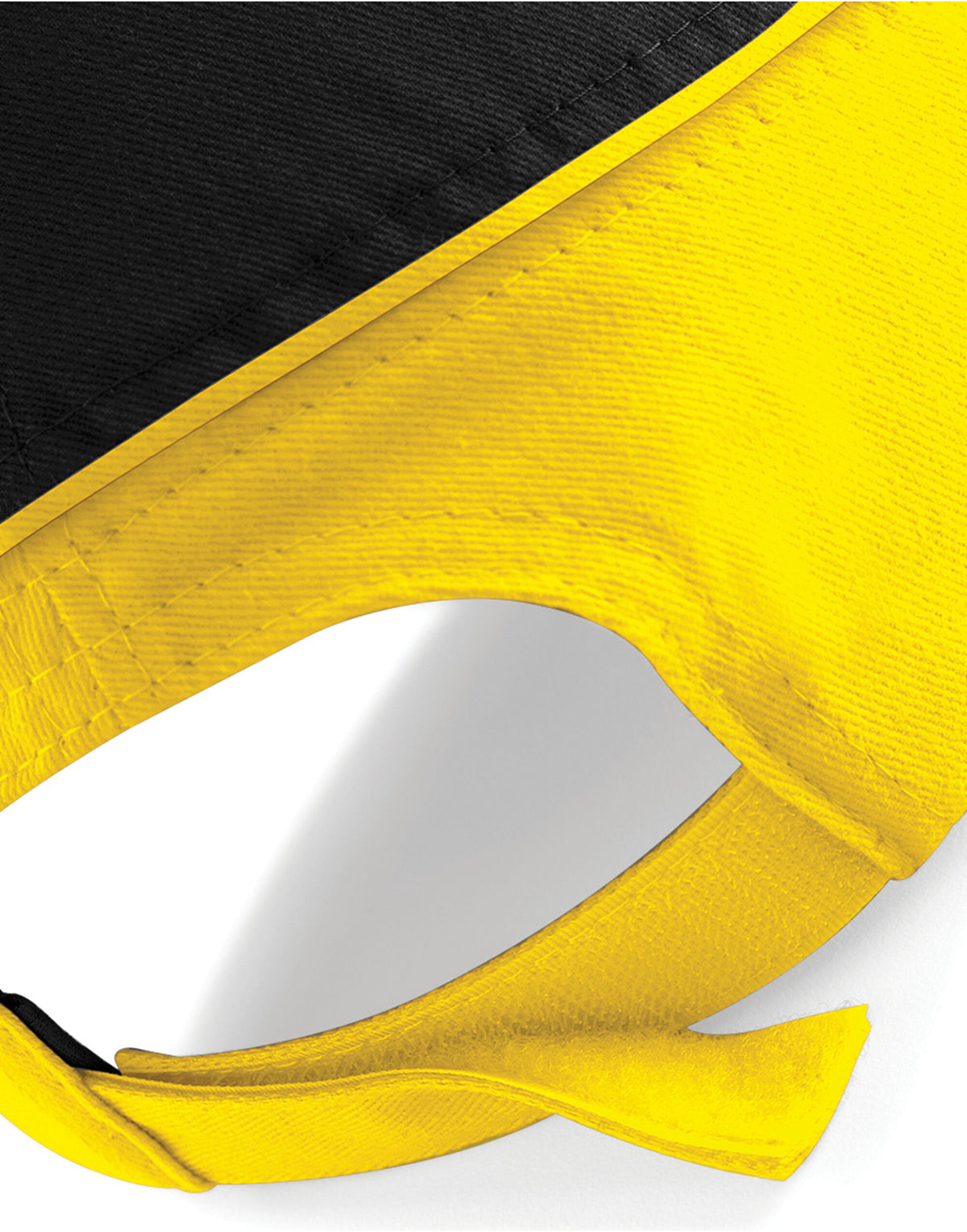 Beechfield B171 Teamwear Competition Cap - Black/Yellow