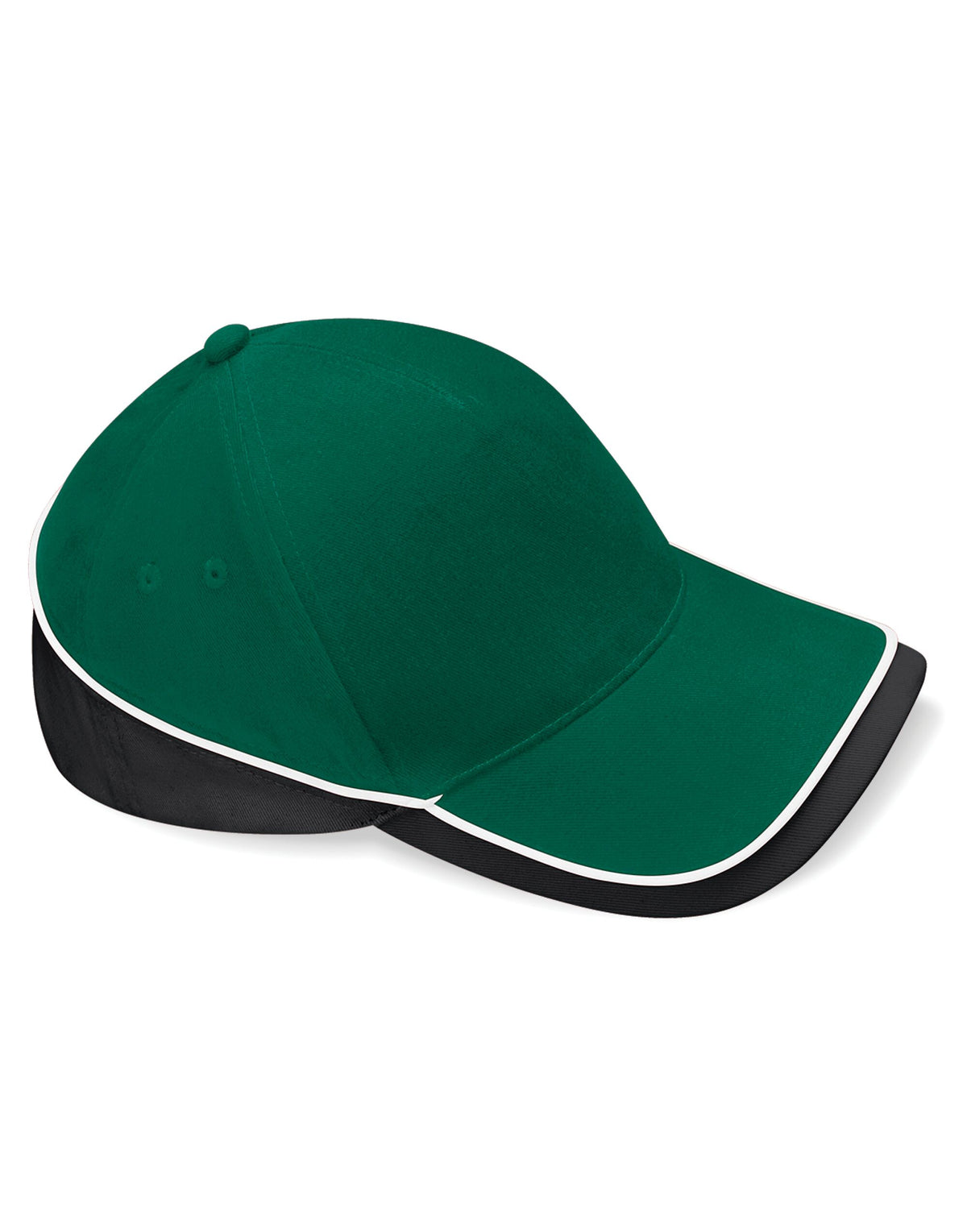 Beechfield B171 Teamwear Competition Cap - Bottle/Black/White