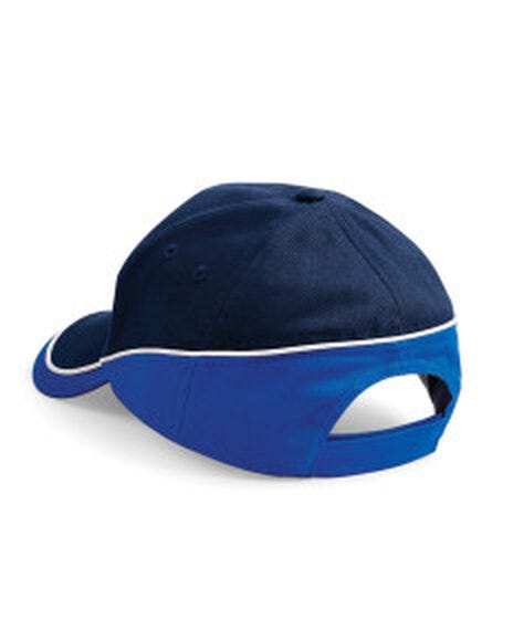 Beechfield B171 Teamwear Competition Cap - French Navy/Bright Royal/White