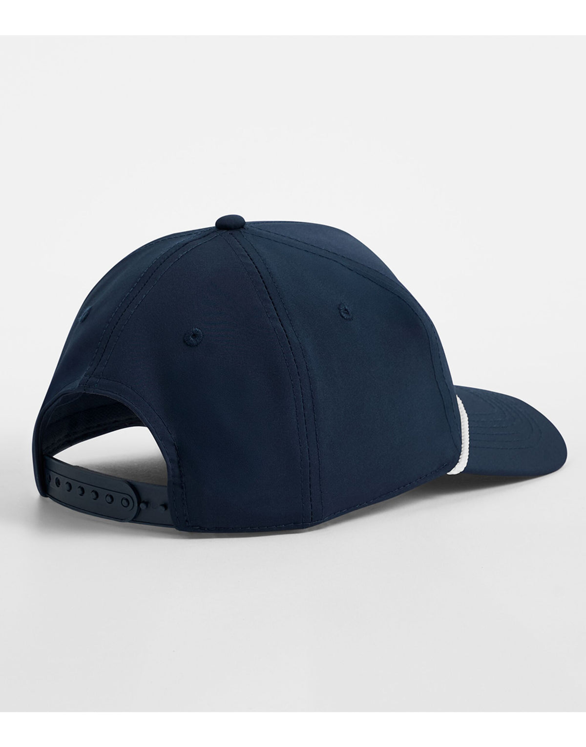 Beechfield B194R Rope Detail Golf Cap - Navy/White