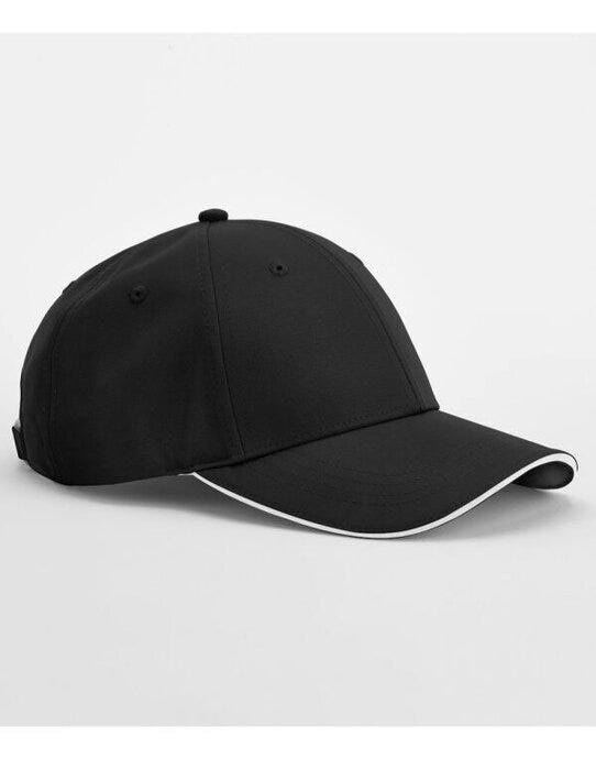 Beechfield B195R Team Sports-Tech Cap - Black/White