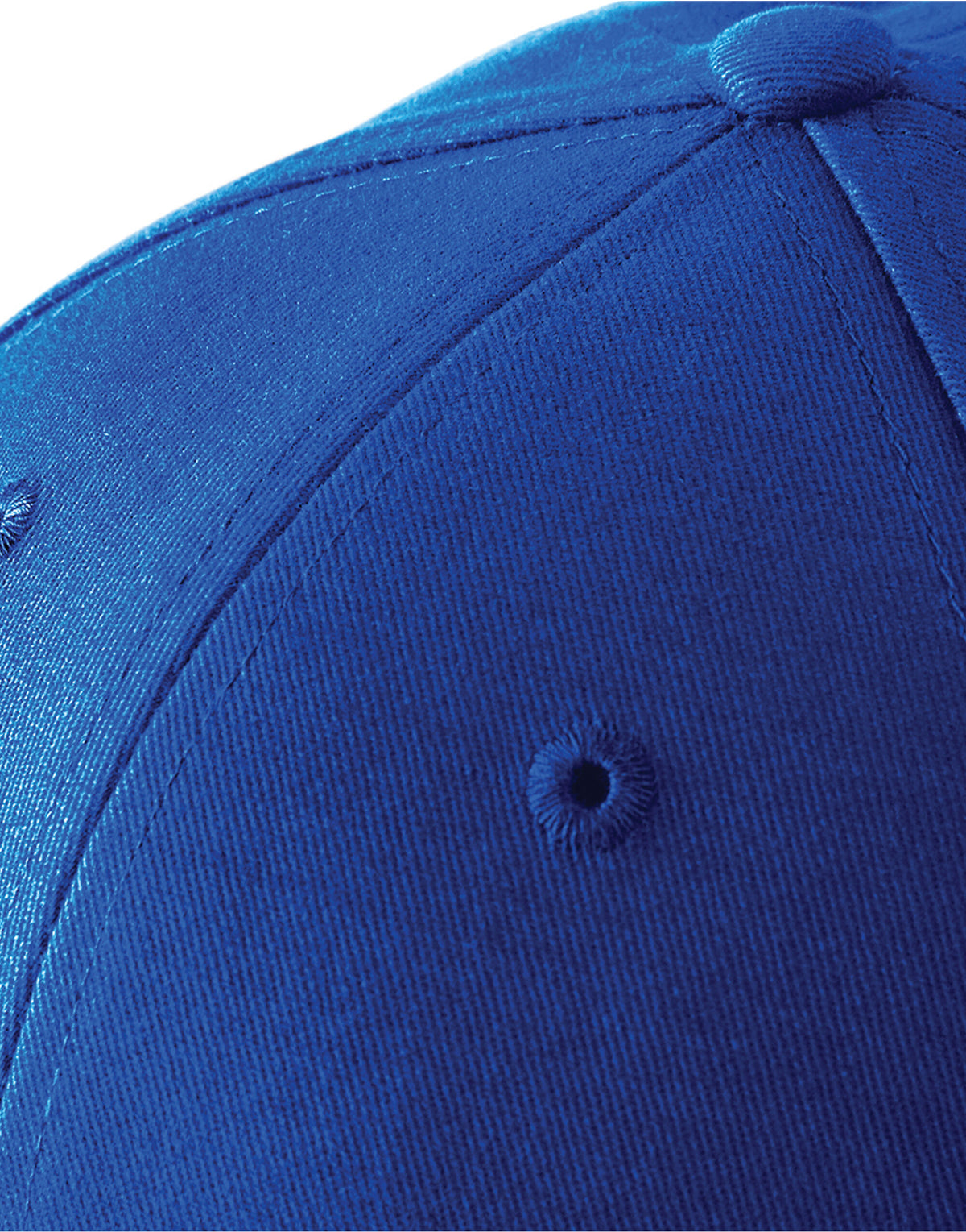 Beechfield B20 Athleisure 6 Panel Cap - Bright Royal/White