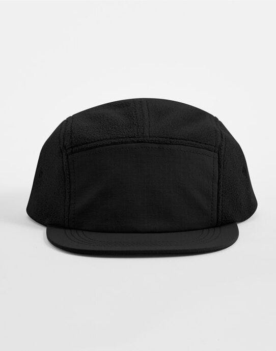 Beechfield B220R Fleece Outdoor Camper Cap - Black