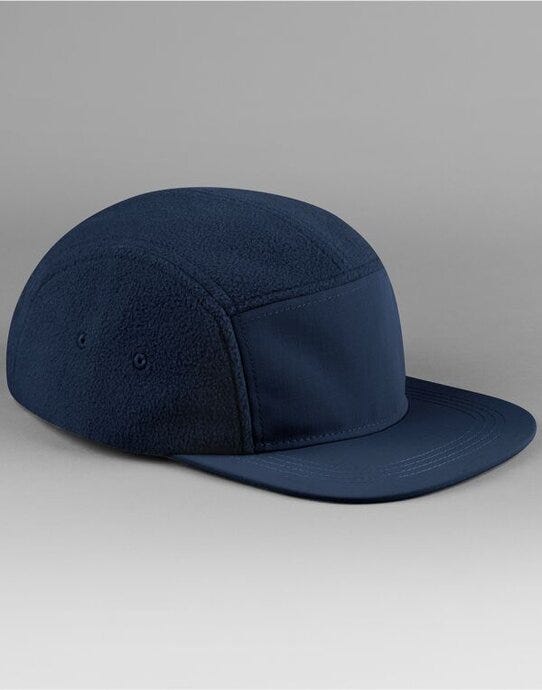 Beechfield B220R Fleece Outdoor Camper Cap - Navy