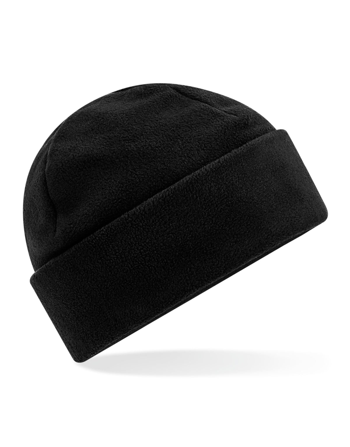 Beechfield B243R Recycled Fleece Cuff Beanie - Black