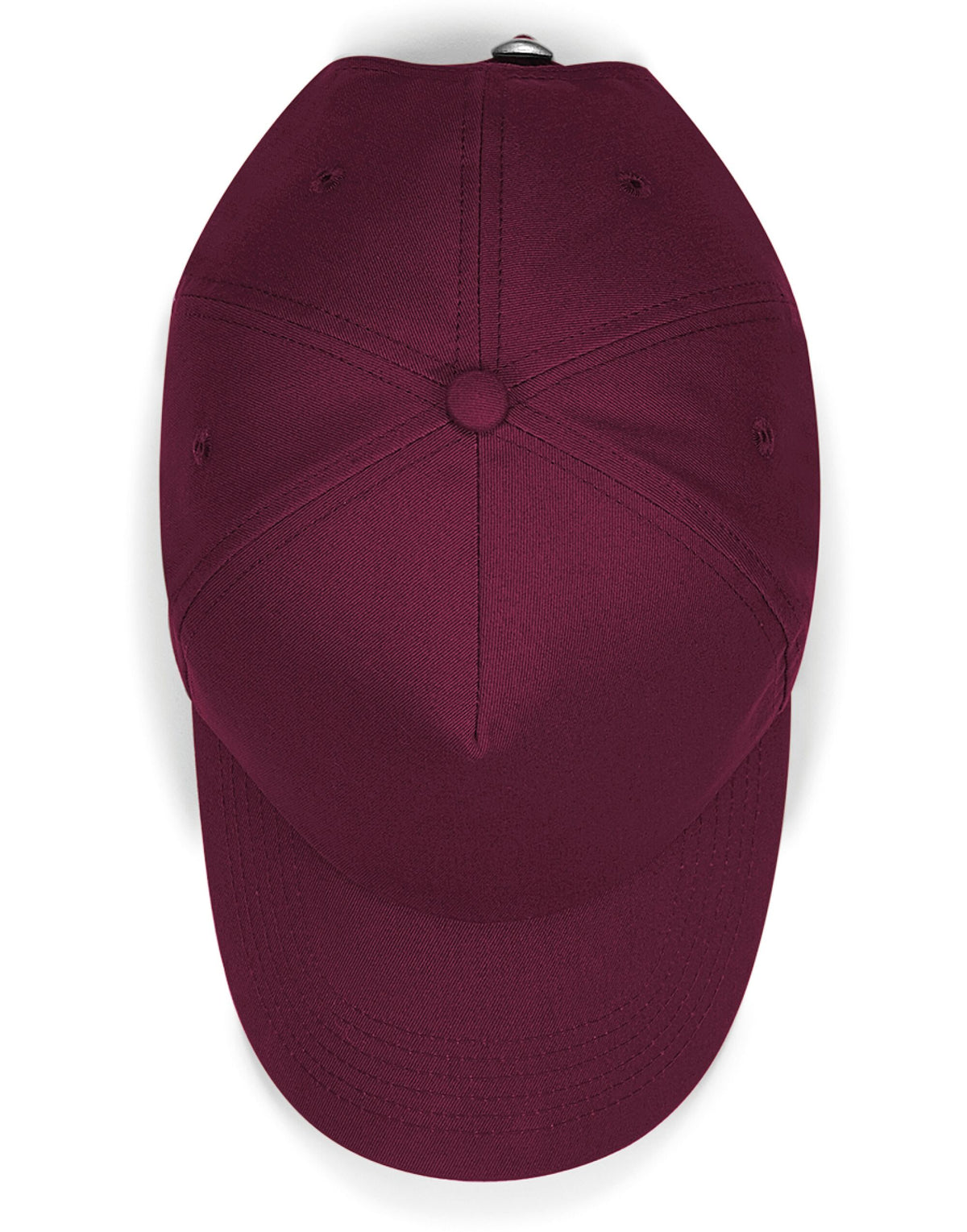 Beechfield B25 Authentic 5 Panel Cap - Burgundy