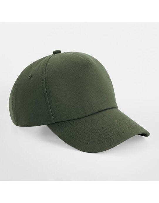 Beechfield B25 Authentic 5 Panel Cap - Olive Green