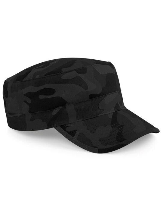Beechfield B33 Camo Army Cap - Midnight Camo