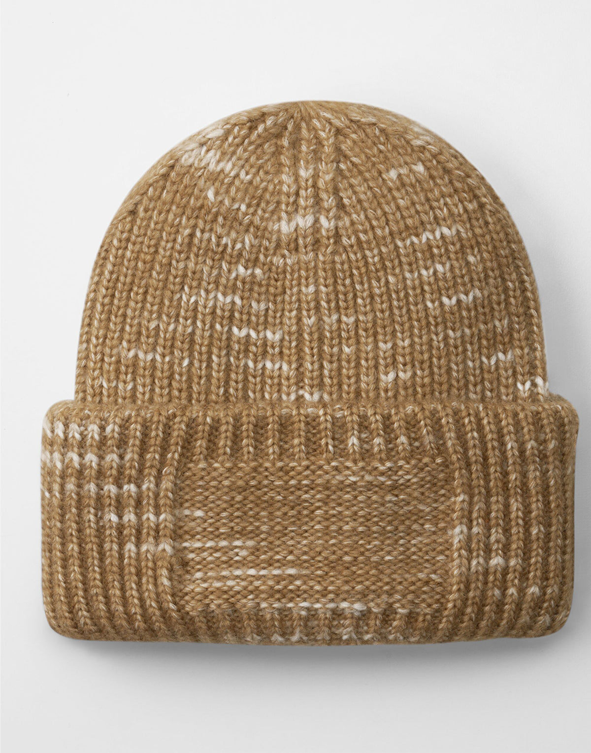 Beechfield B330R Chunky Knitted Patch Beanie - Espresso Haze