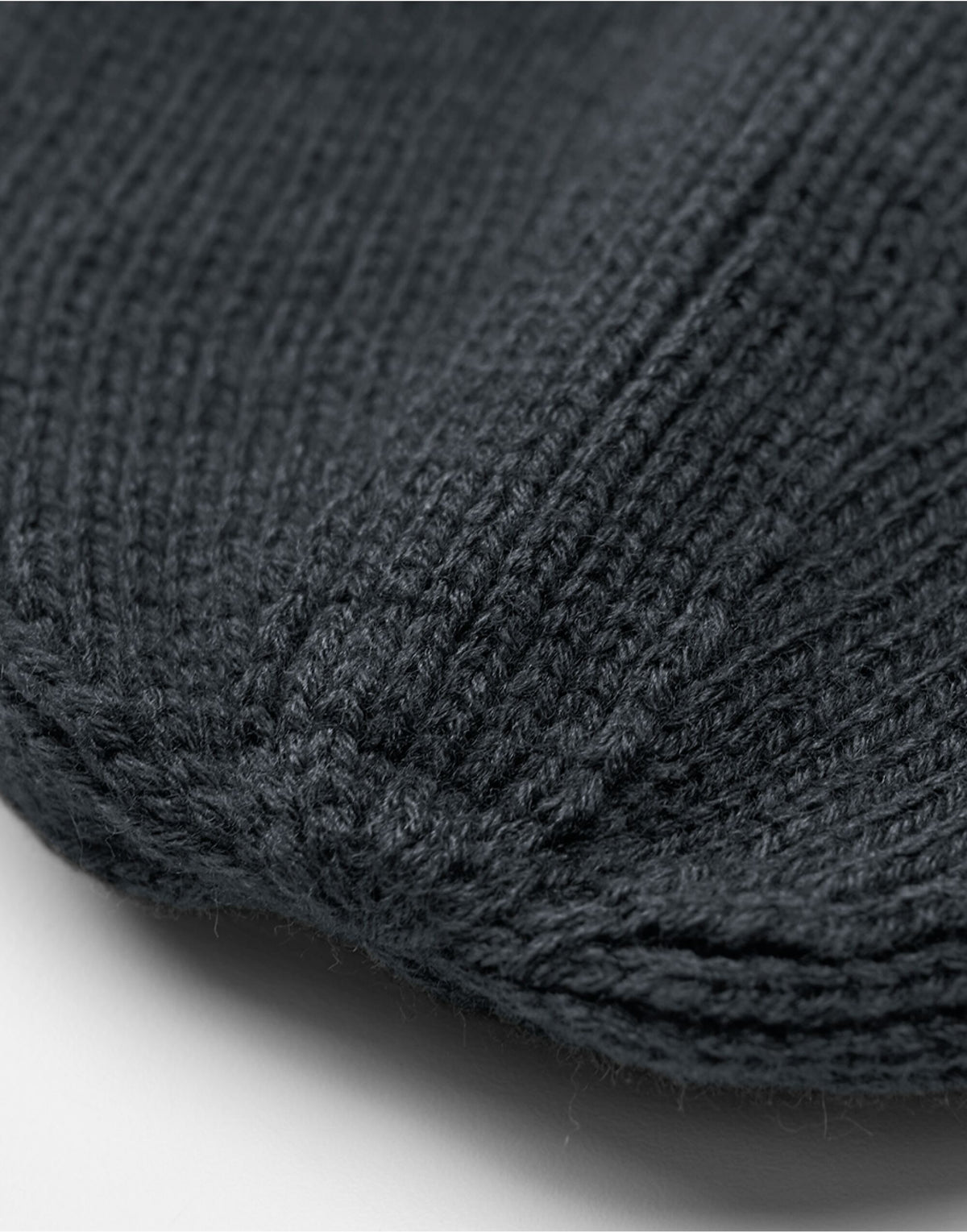 Beechfield B334R Zip Patch Beanie - Graphite Grey/Black