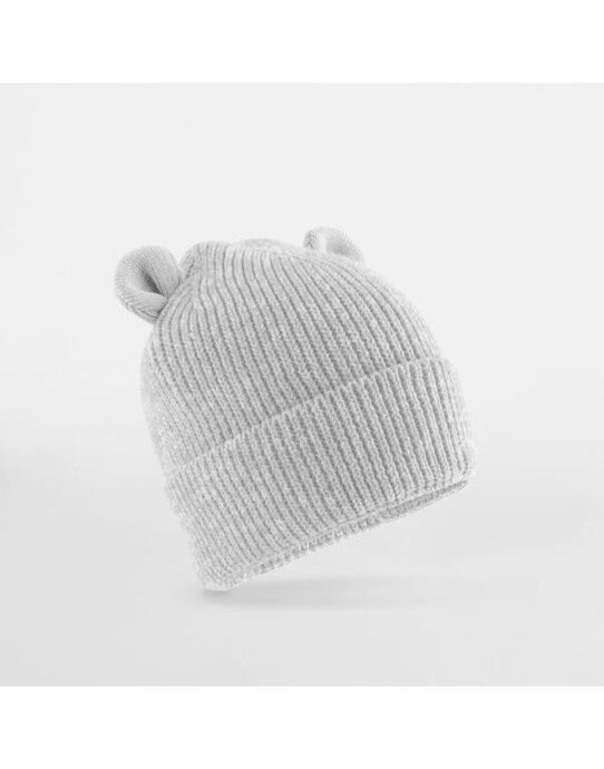 Beechfield B340A Organic Baby Bear Beanie - Cloudy Grey