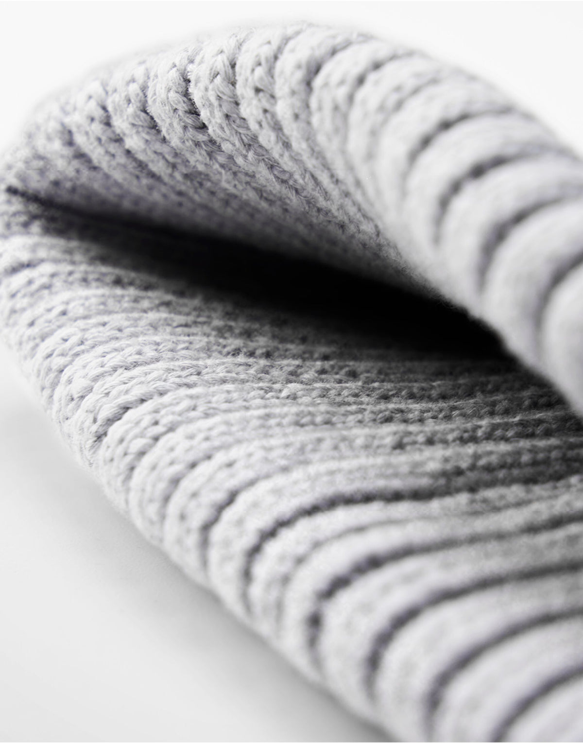 Beechfield B341B Organic Cotton Kids Beanie - Cloudy Grey