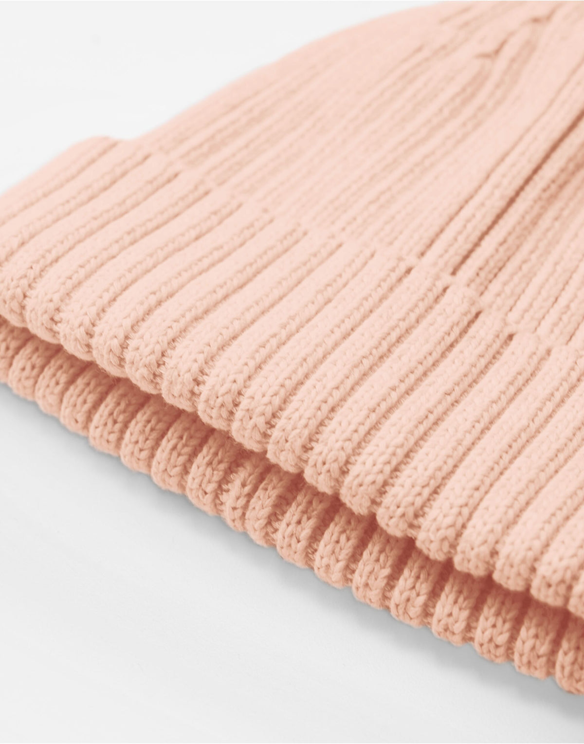 Beechfield B341B Organic Cotton Kids Beanie - Peach