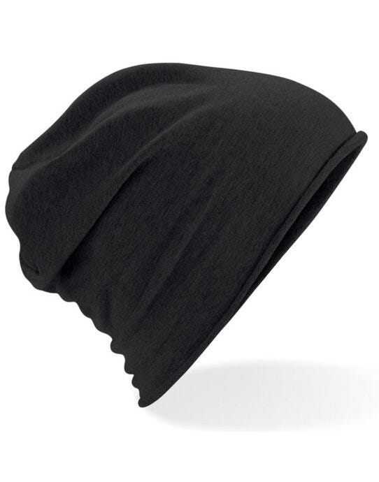 Beechfield B361 Jersey Beanie - Black