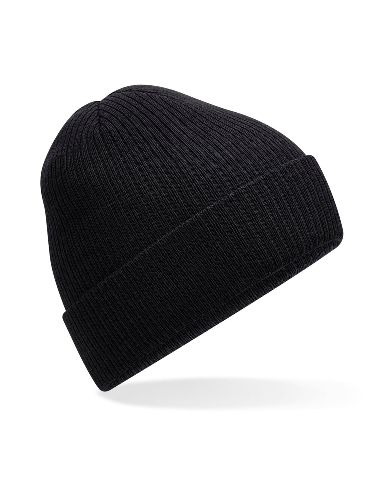 Beechfield B376R Polylana Ribbed Beanie - Black