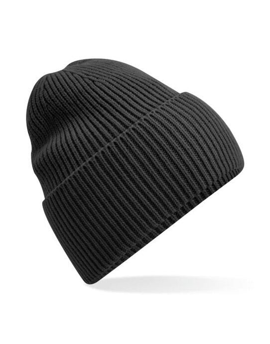 Beechfield B384R Oversized Cuffed Beanie - Charcoal