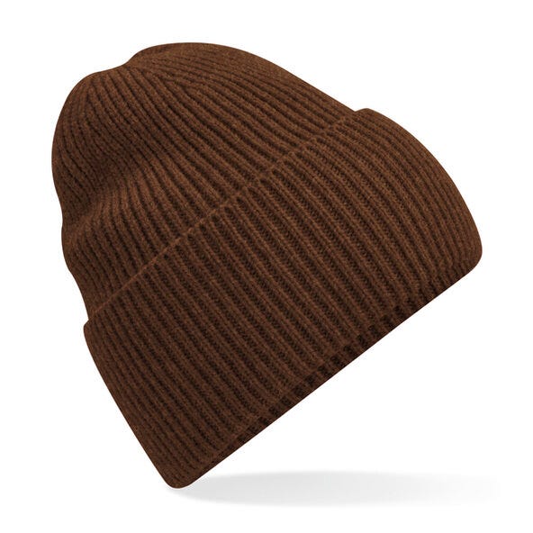 Beechfield B384R Oversized Cuffed Beanie - Walnut
