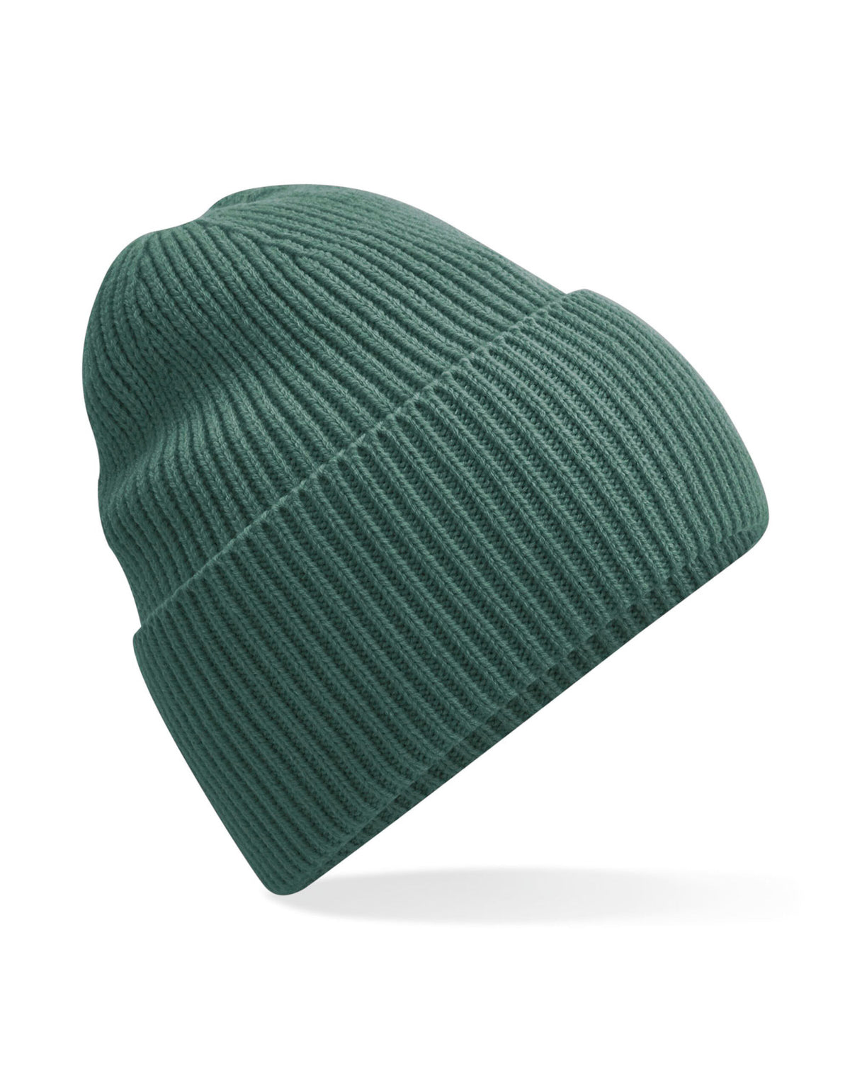 Beechfield B384R Oversized Cuffed Beanie - Marine Green