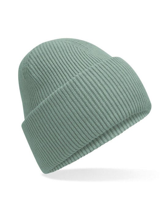 Beechfield B385R Classic Deep Cuffed Beanie - Dusty Green
