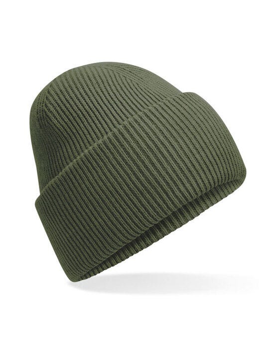 Beechfield B385R Classic Deep Cuffed Beanie - Olive Green