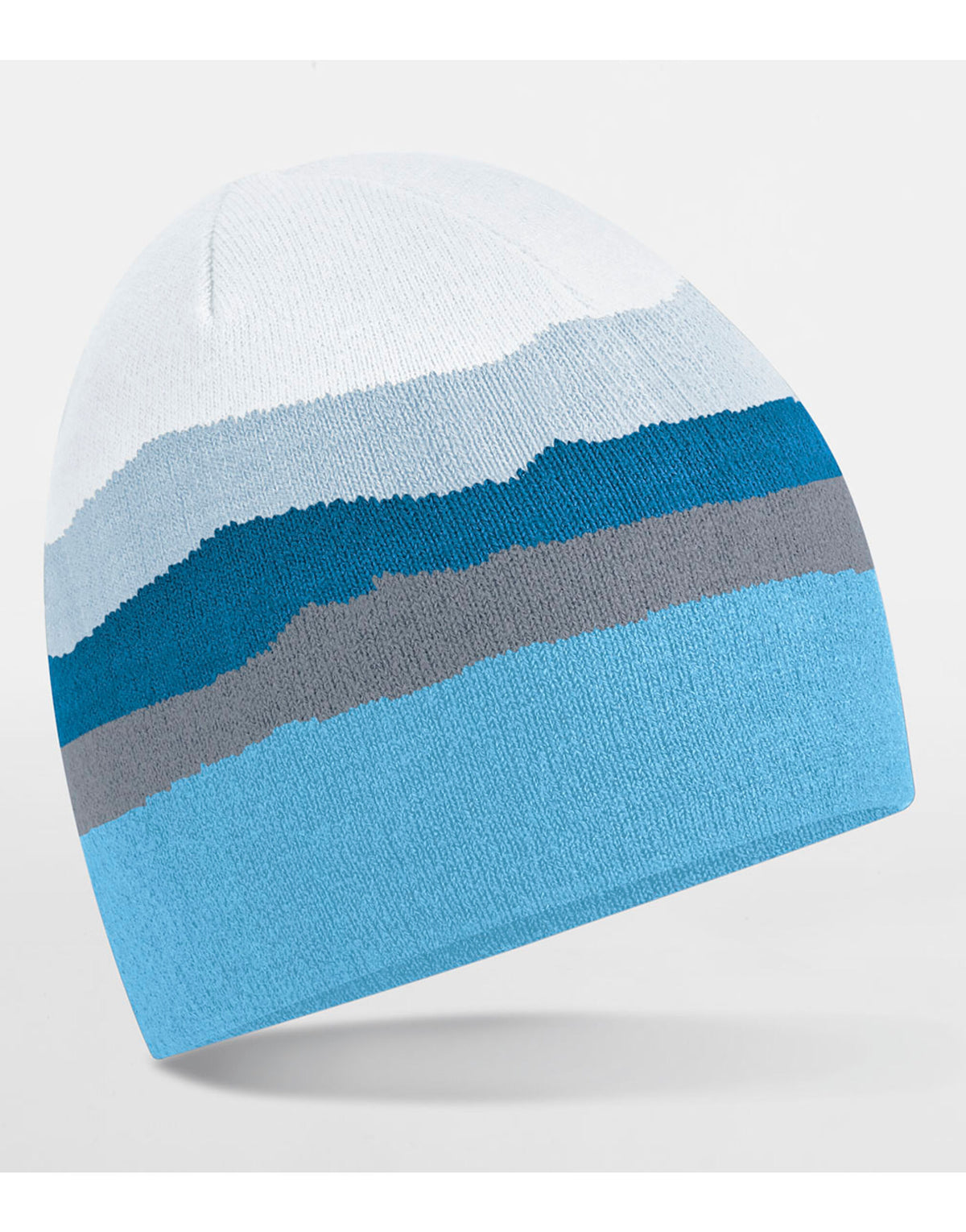 Beechfield B394R Mountain Peaks Pull On Beanie - Glacier Peaks