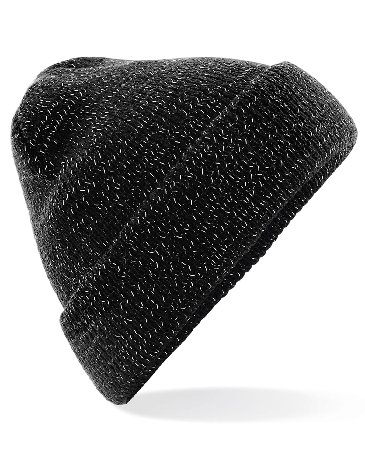 Beechfield B407 Reflective Beanie - Black