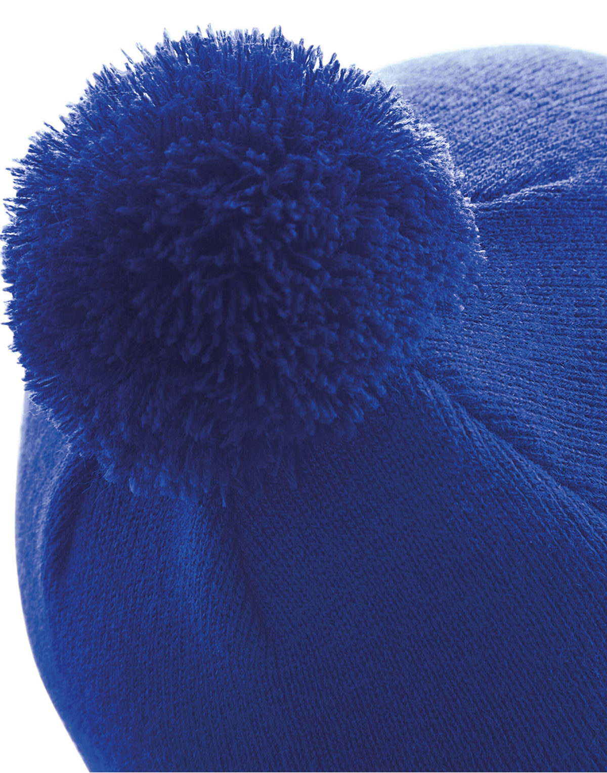 Beechfield B426 Original Pom Pom Beanie - Bright Royal
