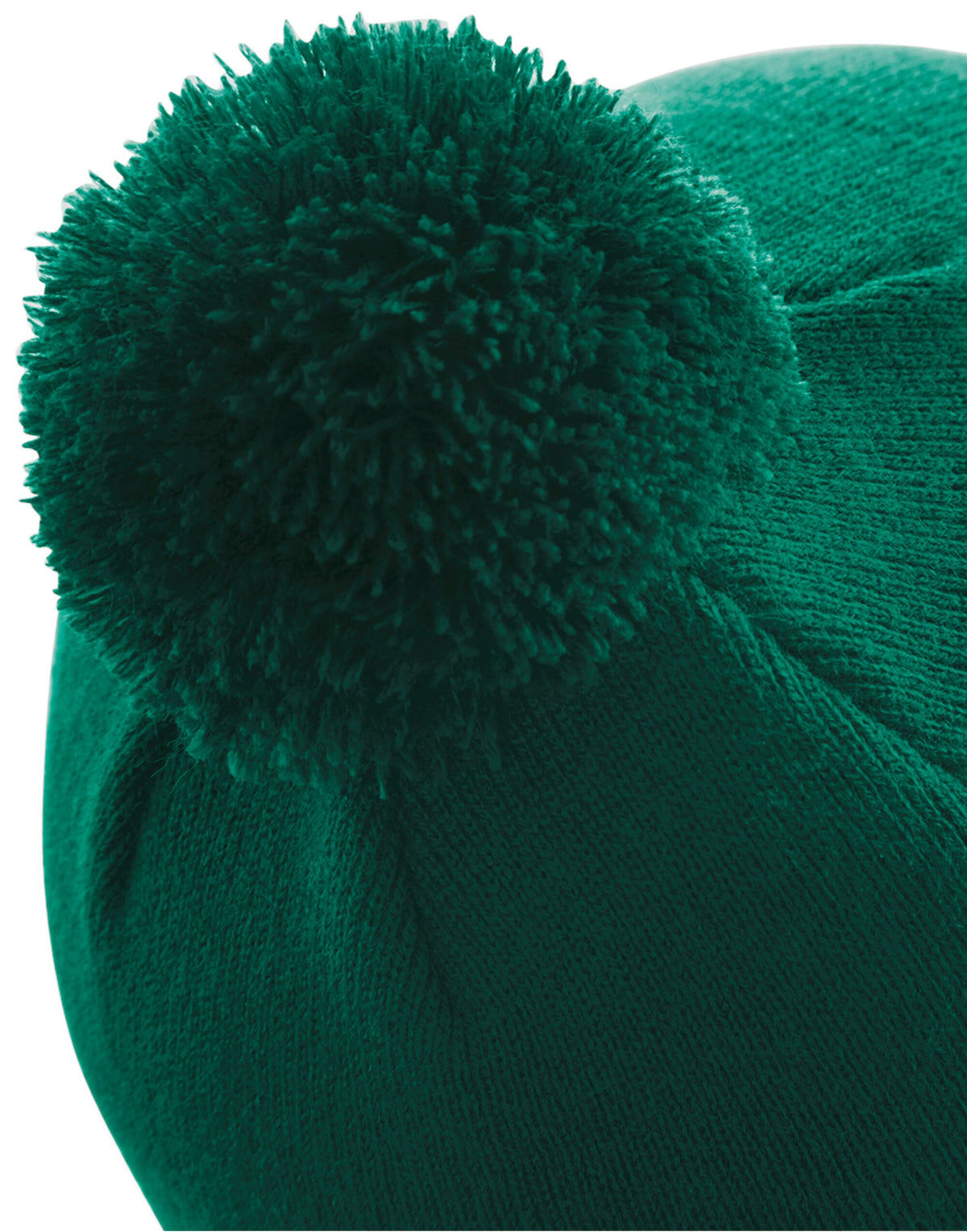 Beechfield B426 Original Pom Pom Beanie - Bottle Green