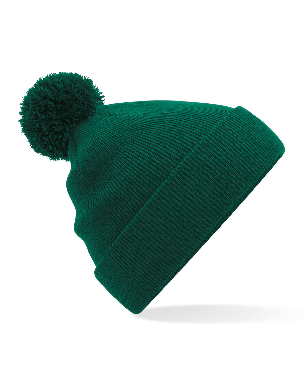 Beechfield B426 Original Pom Pom Beanie - Bottle Green