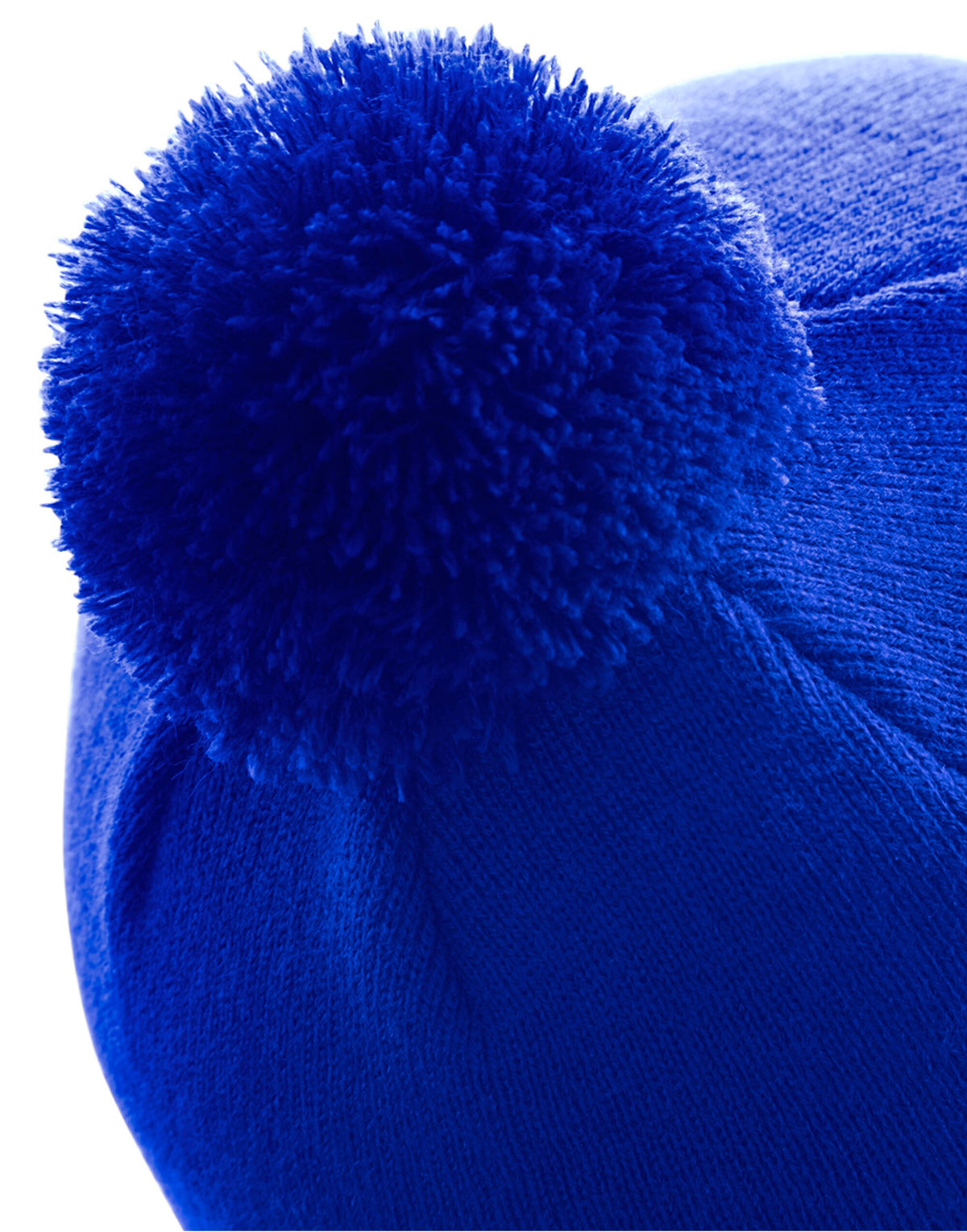 Beechfield B426B Junior Original Pompom Beanie - Bright Royal