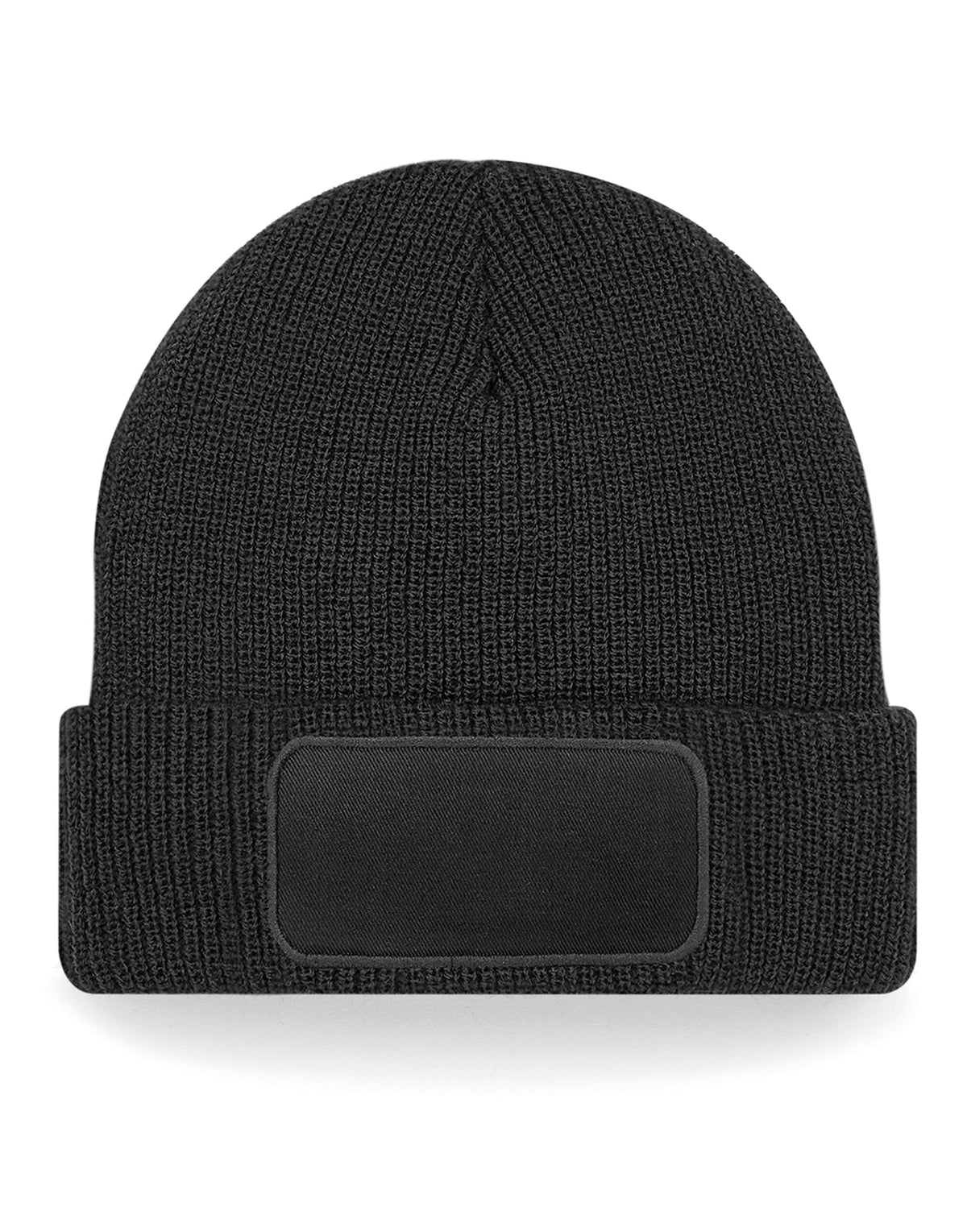 Beechfield B440 Thinsulate™ Patch Beanie - Black