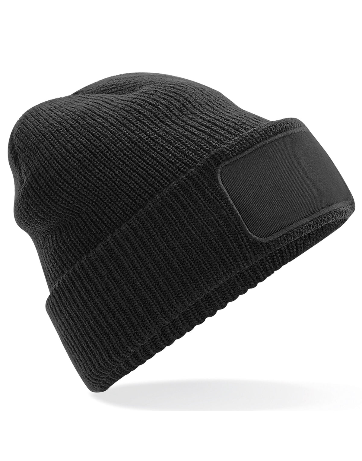 Beechfield B440 Thinsulate™ Patch Beanie - Black