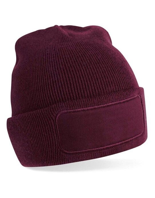 Beechfield B445 Original Patch Beanie - Burgundy