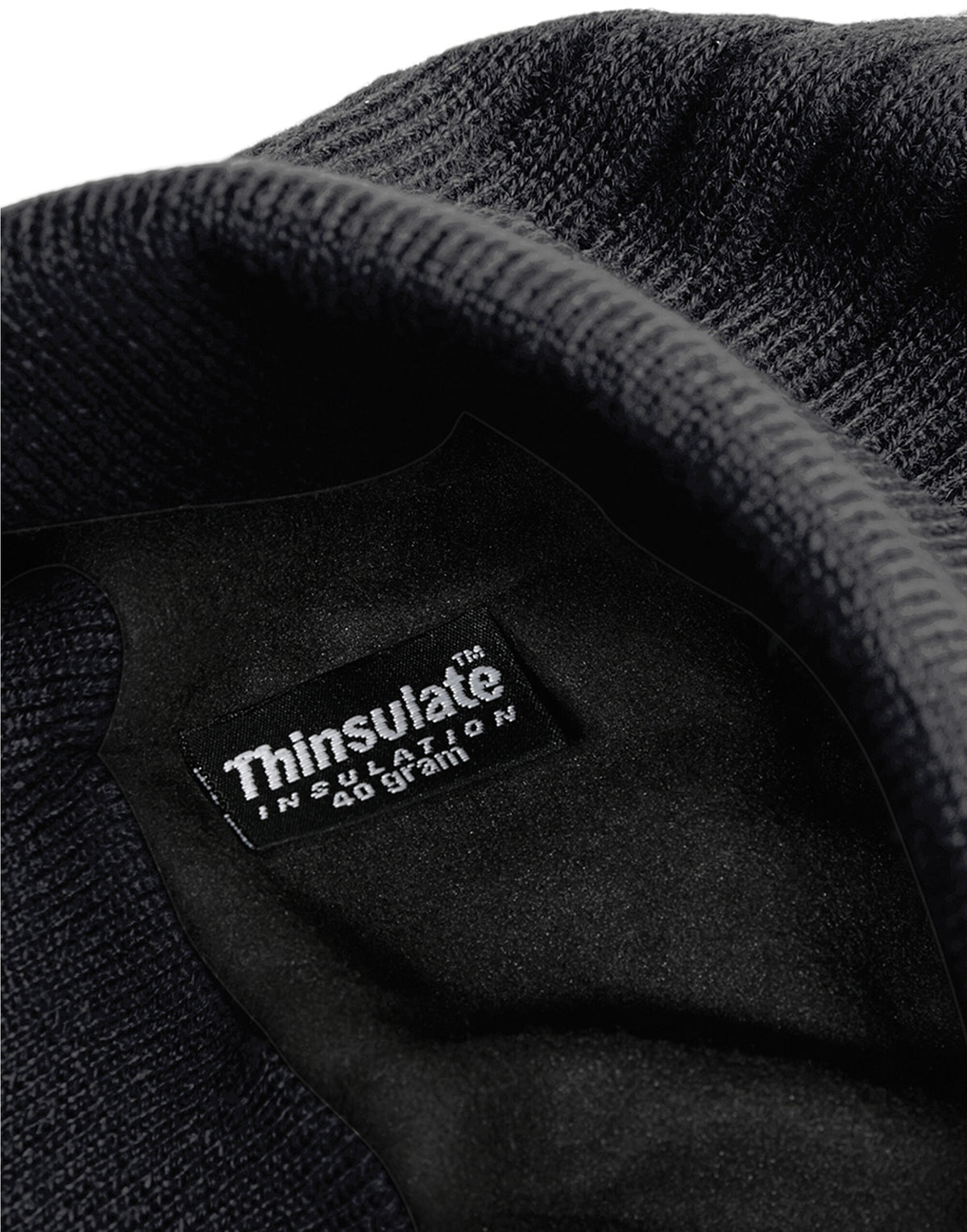 Beechfield B447 Thinsulate™ Beanie - Black