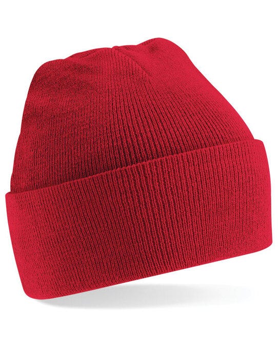 Beechfield B45 Original Cuffed Beanie - Classic Red