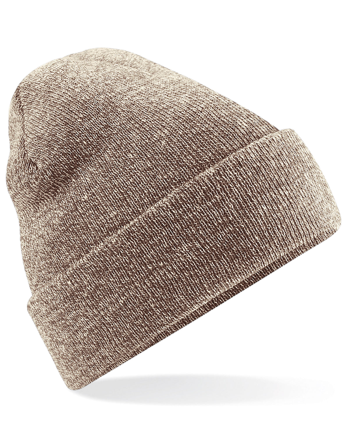 Beechfield B45 Original Cuffed Beanie - Heather Oatmeal