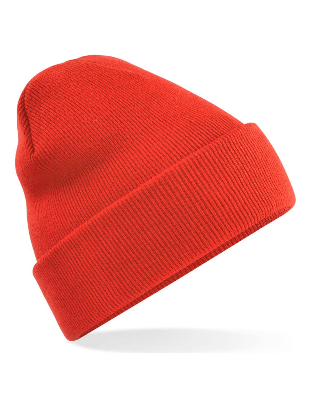 Beechfield B45 Original Cuffed Beanie - Fire Red