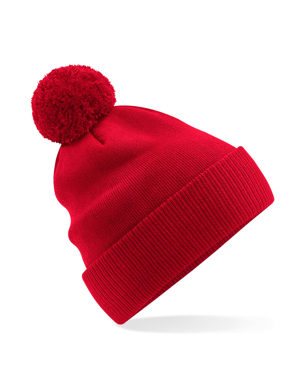 Beechfield B450N Organic Cotton Snowstar Beany - Classic Red