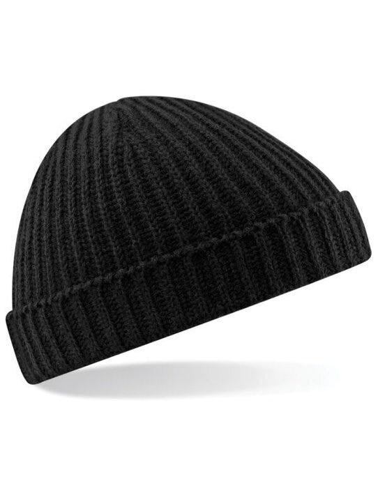 Beechfield B460 Trawler Beanie - Black