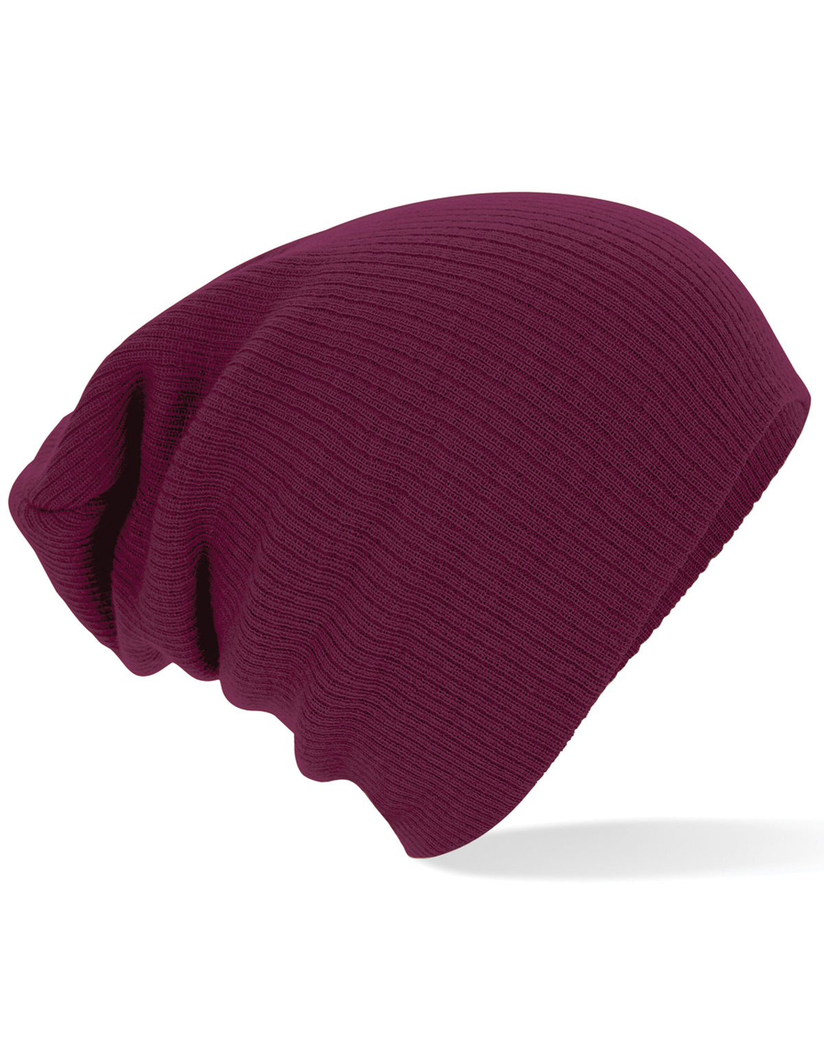 Beechfield B461 Slouch Beanie - Burgundy