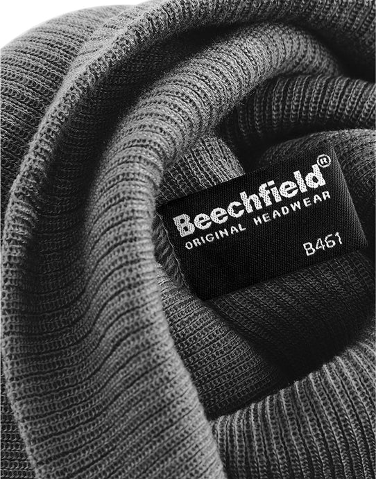 Beechfield B461 Slouch Beanie - Smoke