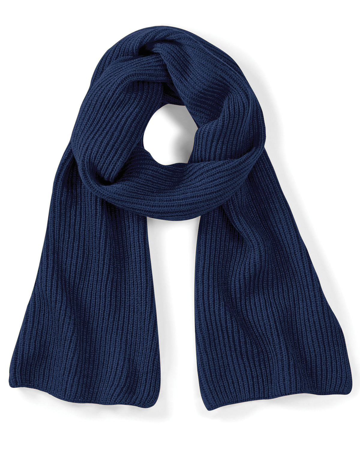 Beechfield B469 Metro Knitted Scarf - French Navy