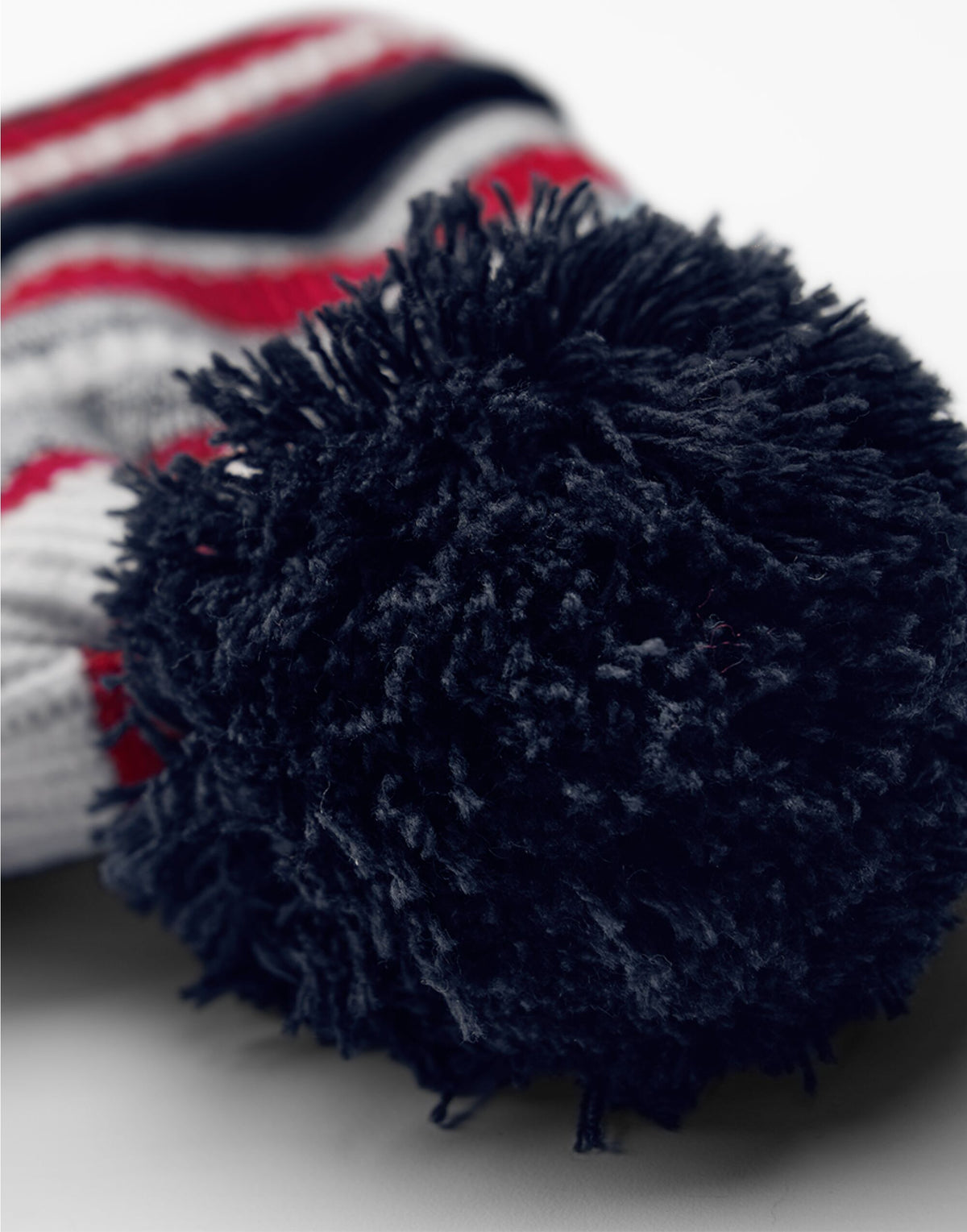 Beechfield B474R Multi-Sport Fan Beanie - French Navy/Classic Red/White