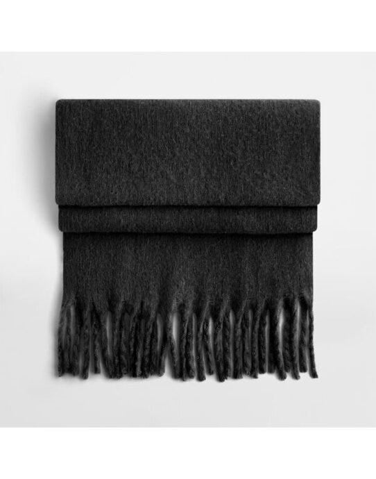 Beechfield B496R Fluffy Scarf - Black