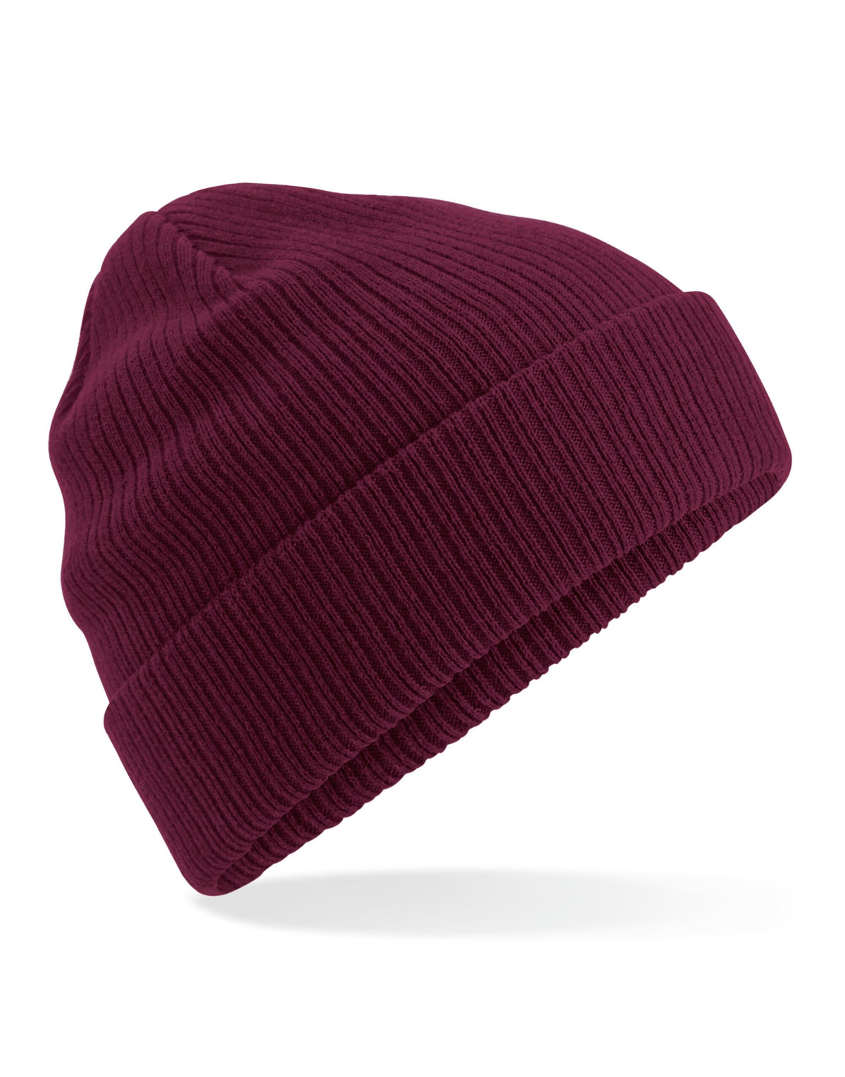 Beechfield B50N Organic Cotton Beanie - Burgundy